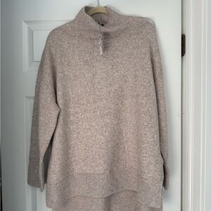 Express Soft Taupe Turtleneck Sweater